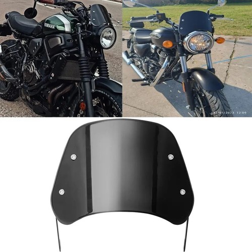 Cupolino moto faro tondo nero - cupolino,