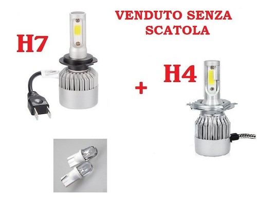 Kit led moto bi - h7, h4